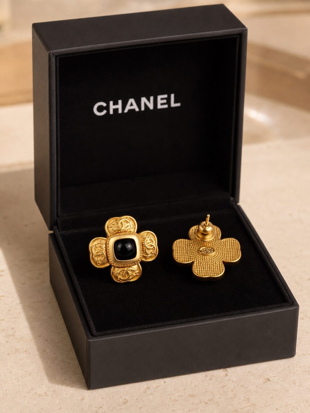 CHANEL Classic Parisian Earrings Style 1 | New with Box - Picture 5 of 9